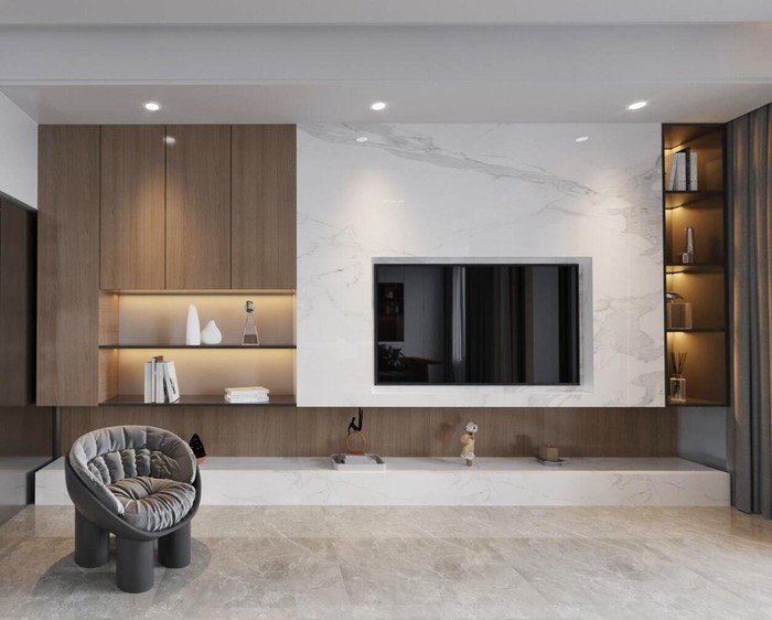 水电效果图怎么制作,客厅电视背景墙水电布线