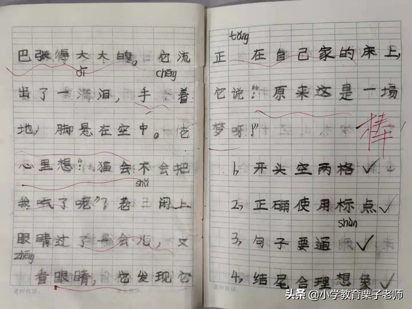 二年级写话学霸,二年级学渣都可以做出的题