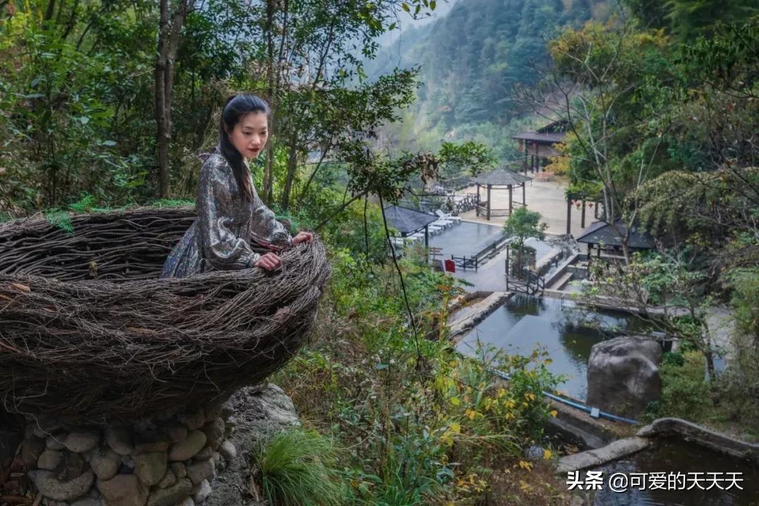 郴州莽山森林温泉图片高清,郴州莽山网红无边温泉