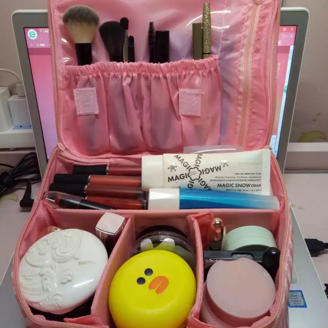 女生化妆包大揭秘,美少女蝴蝶结化妆包