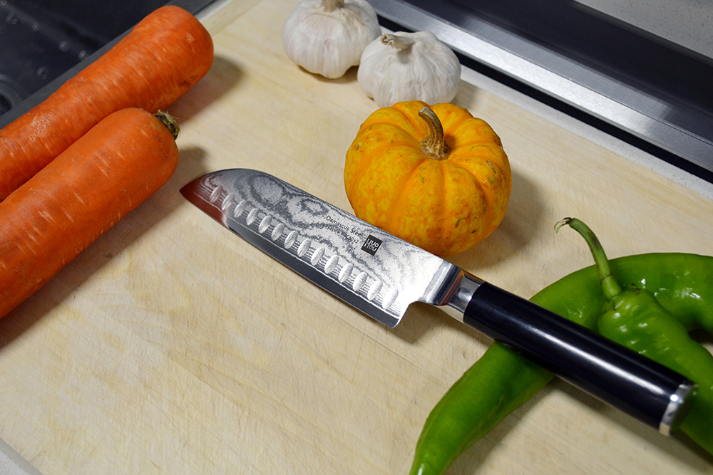 小米火候大马士革刀五件套,小米有品大马士革套刀