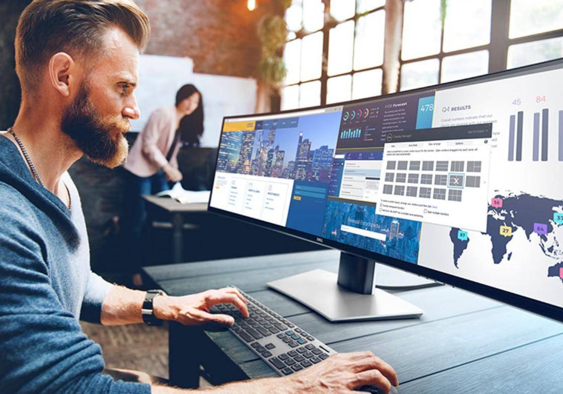 入门的曲面带鱼屏显示器推荐,40寸曲面屏显示器和带鱼屏