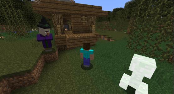 我的世界女巫攻击方法,我的世界女巫怎样扔虚弱药剂