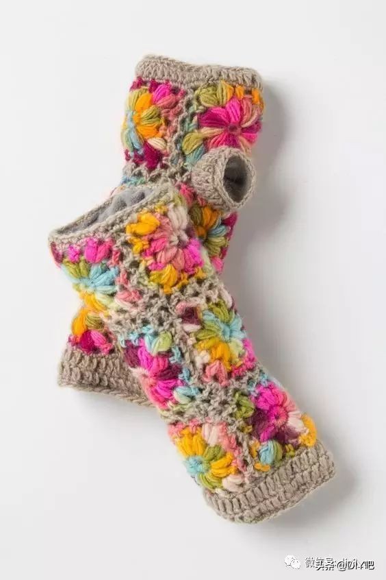 最新手套编织图冬,一线织到底的手套教程