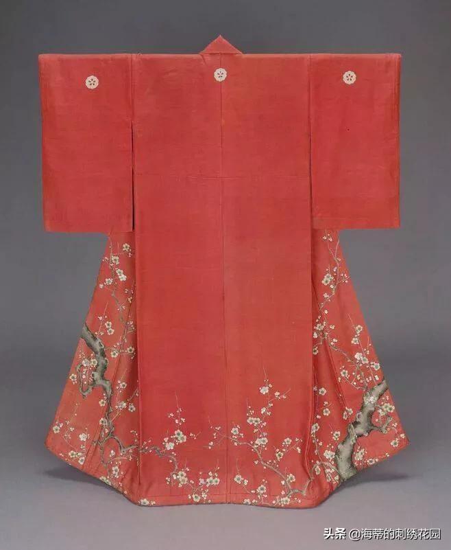 日本和服刺绣图案,和服刺绣和中国刺绣的区别