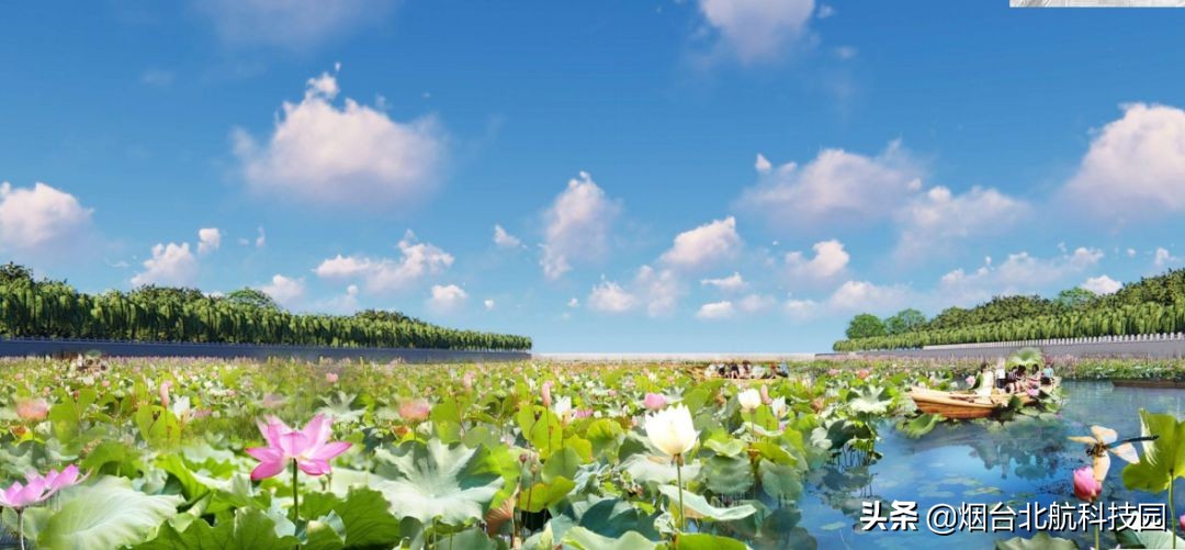 福山区夹河夜景,烟台福山区风景区