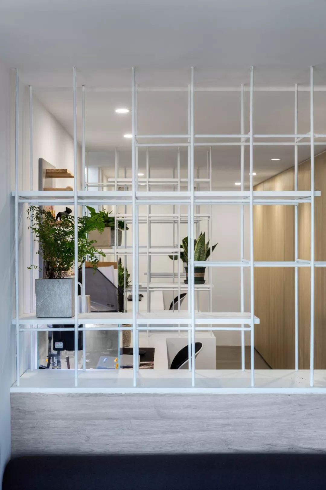 简约开放办公区设计,郑州办公空间设计风格