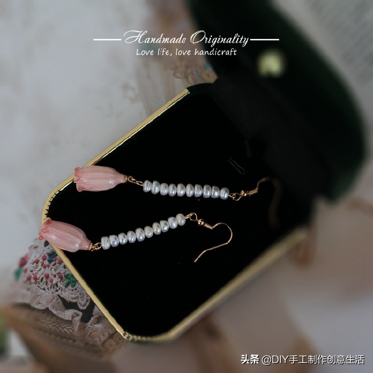 永生花首饰手工diy制作,制作永生花首饰