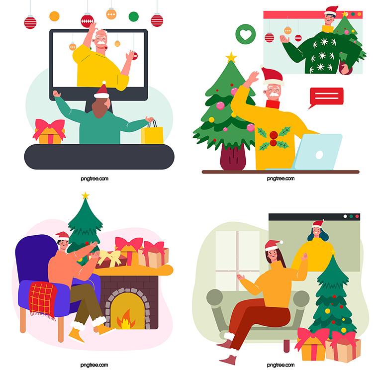 圣诞节主题海报制作图片,圣诞节海报素材和教程视频