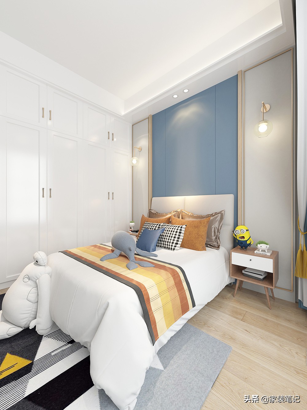 看了样板间就想买,轻奢风样板房小户型