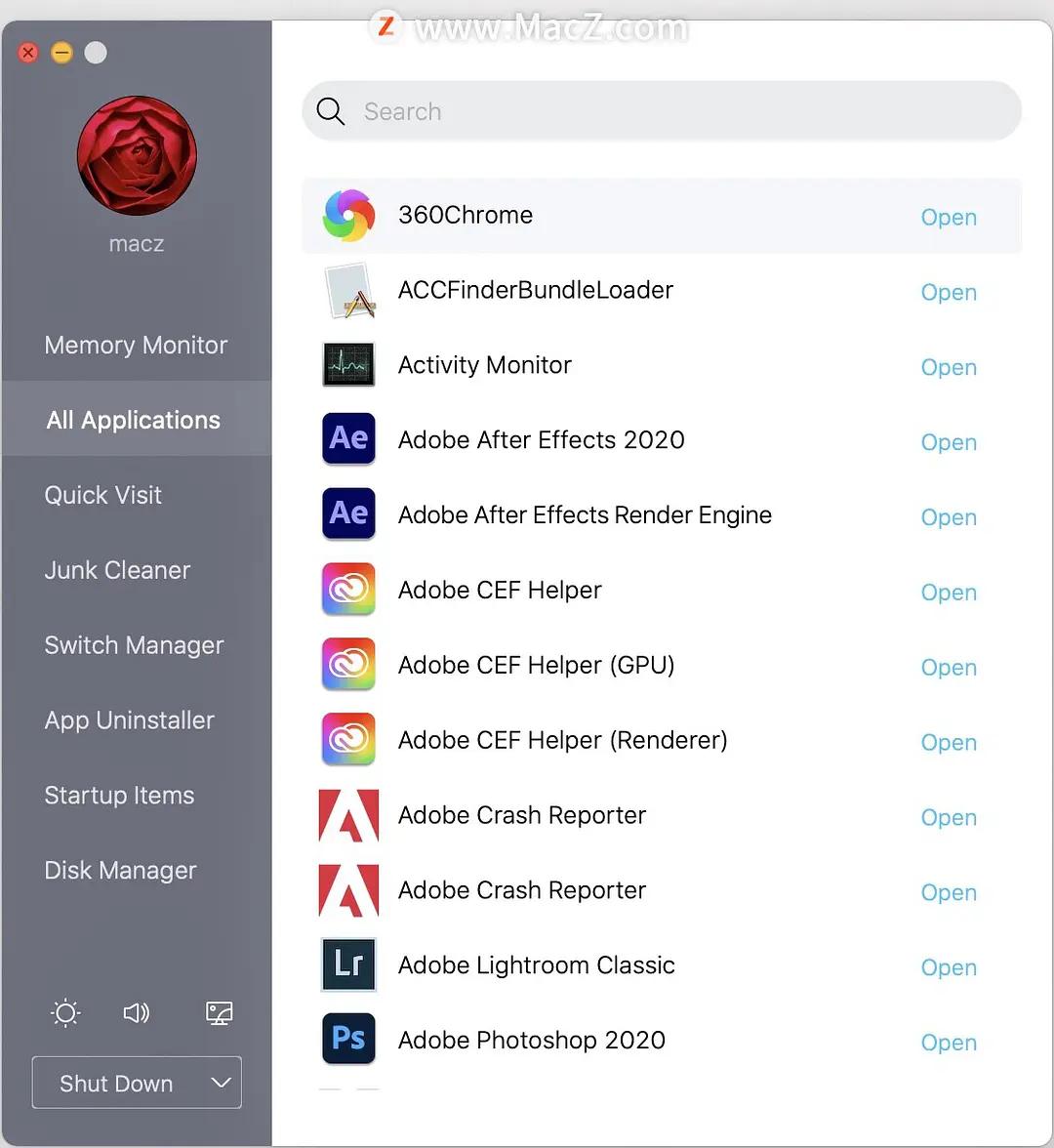 DonemaxDMmenumac系统优化和管理工具