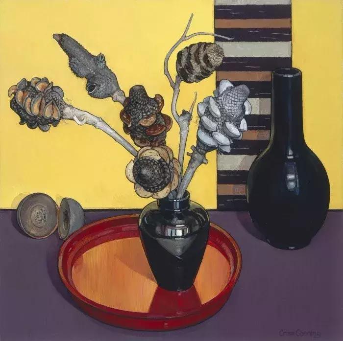 她72岁，画了50多年的画，花儿在她笔下都有了个性