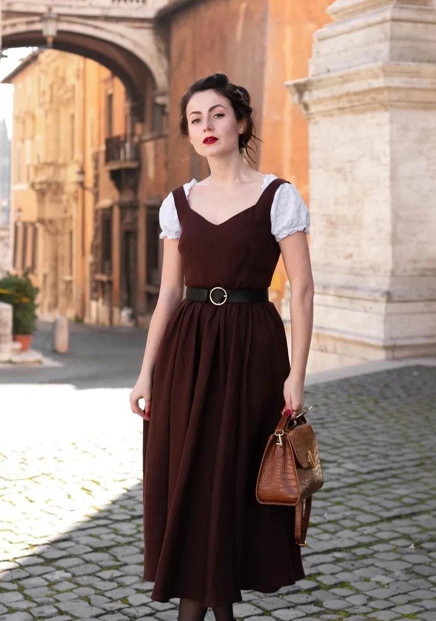 一条腰带拯救一条碎花裙,一条神奇的束腰带