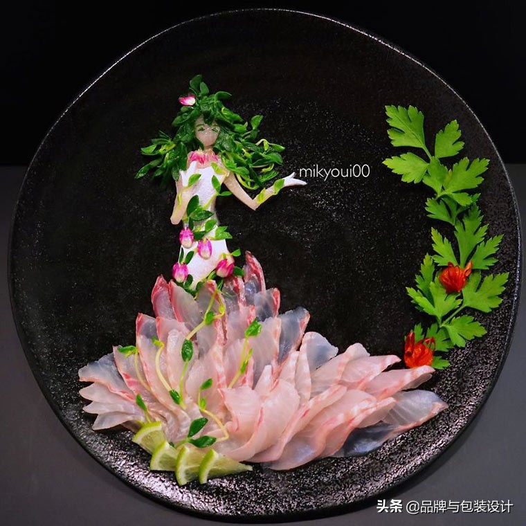 日本妈妈拿刀做菜,日本生鱼片艺术