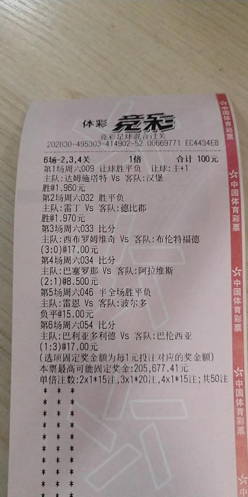 竞彩每日实单八串一推荐,竞彩实单推荐8串一今日