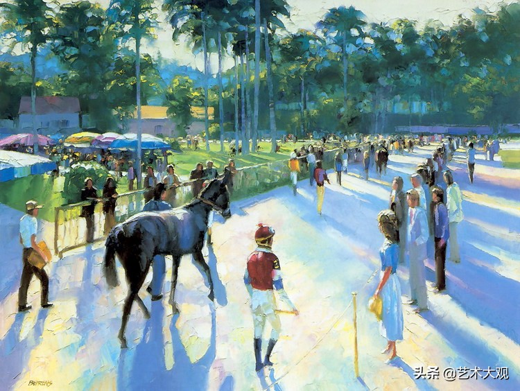 美国画家霍华德风景油画作品选,贝朗思油画作品