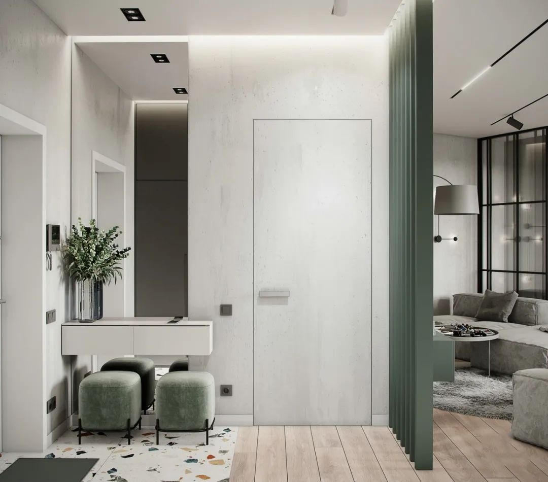 薄荷绿别墅设计 (常州高级灰别墅装修)