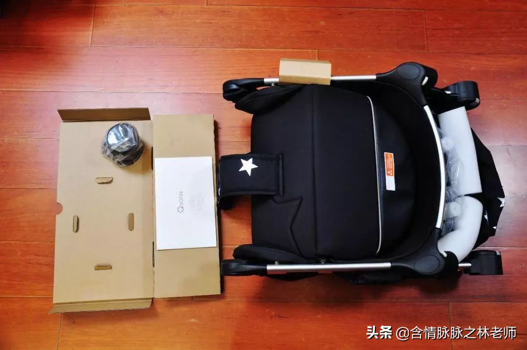 给孩子换个新车,qborn婴儿推车开箱