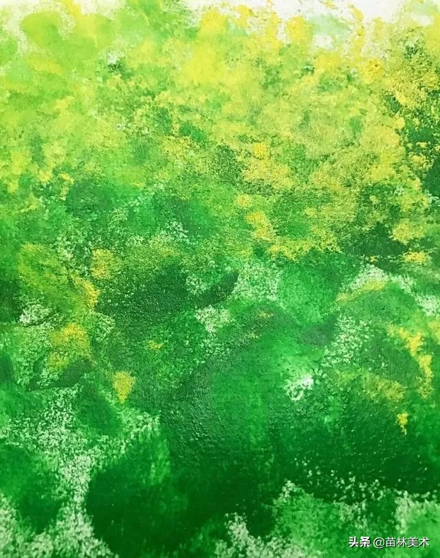 「创意水粉教案」公园里的一抹绿