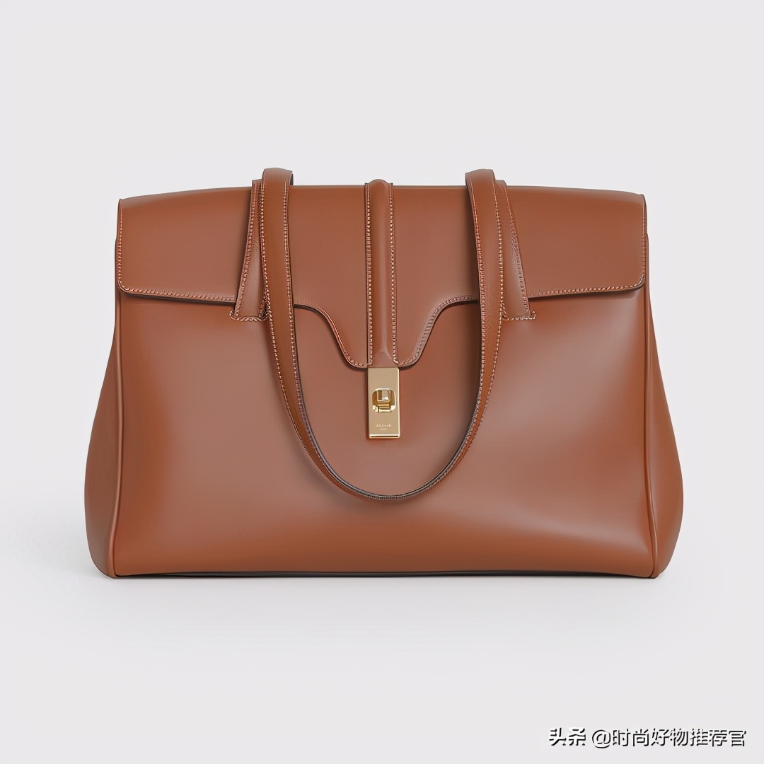 celine标志印花横款手袋,celine新款牛皮革手袋