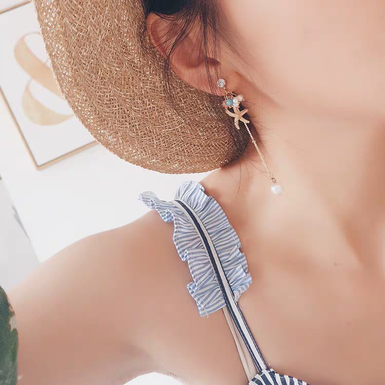 日韩系耳钉,日韩系耳环天然珍珠