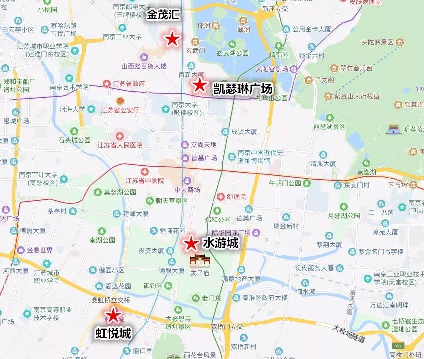 实探南京三大副城,南京核心商圈地铁口