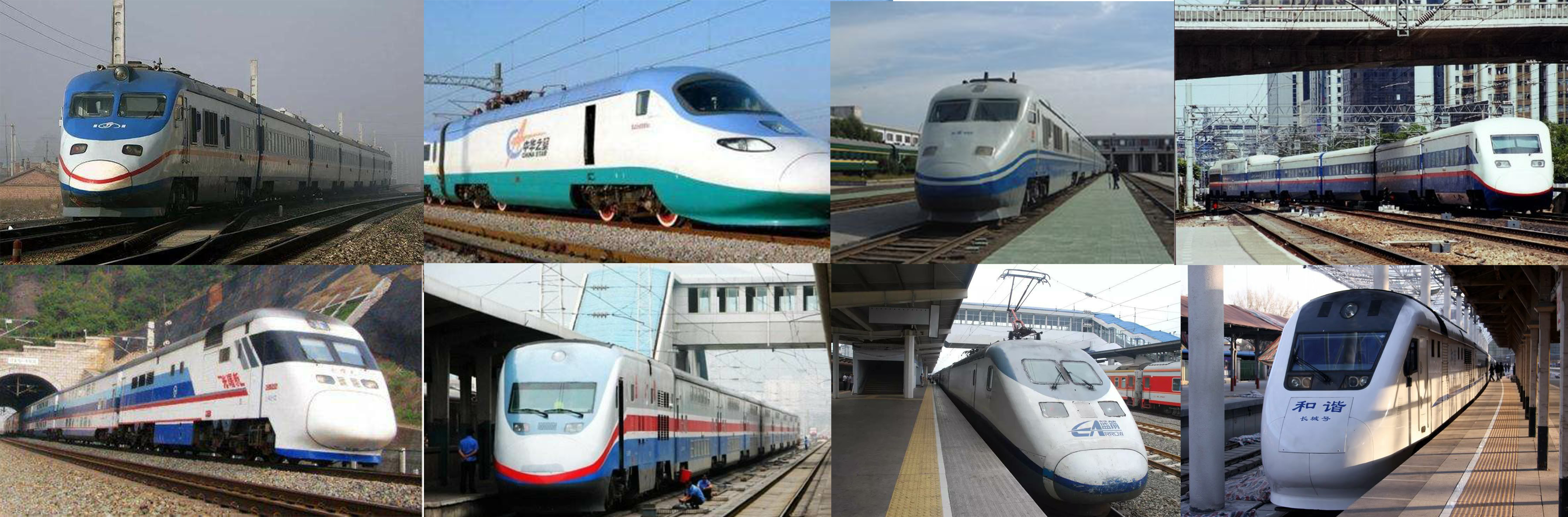 奇葩动车组黑色,绿色动车组