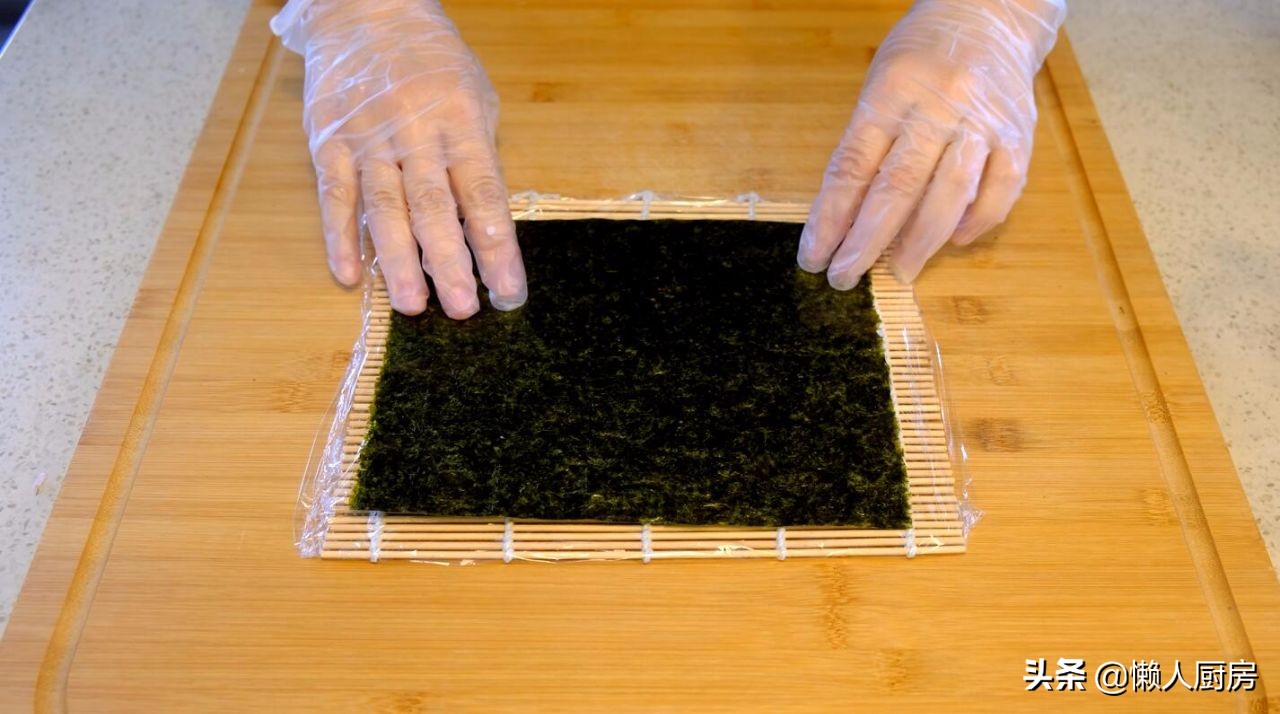 想吃寿司不用买，这是懒人寿司的做法，不用担心不会卷，好看好吃