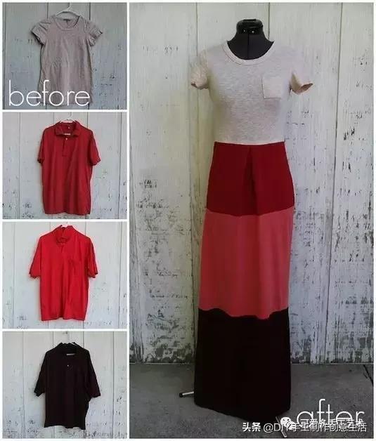 零基础如何做旧衣翻新拼接,闲置的旧衣服