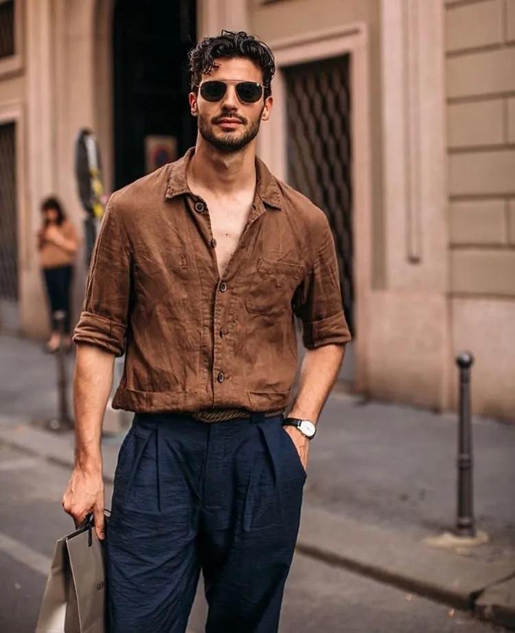 亚麻衬衫对比,今年流行的亚麻衬衫哪些人不适合