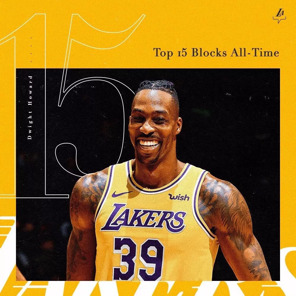 霍华德重回湖人命中三分,霍华德和詹姆斯全场三分