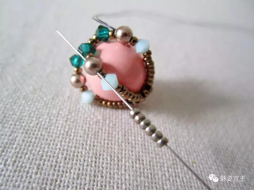 嘉德罗斯耳环怎么做教程,送你一副耳环