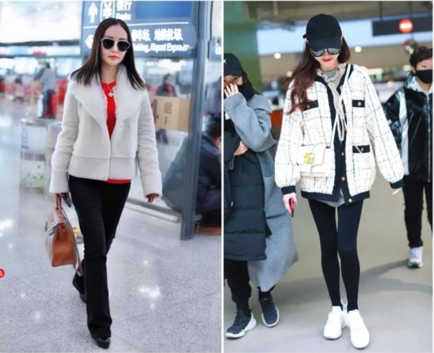 戚薇明星穿搭二选一,吴昕戚薇同款西装