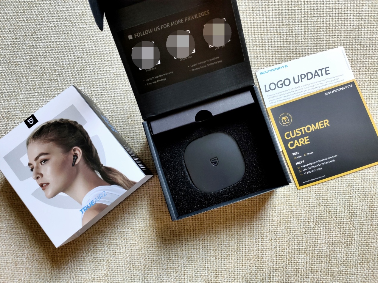 air2入耳蓝牙耳机开箱,泥炭蓝牙耳机air3评测