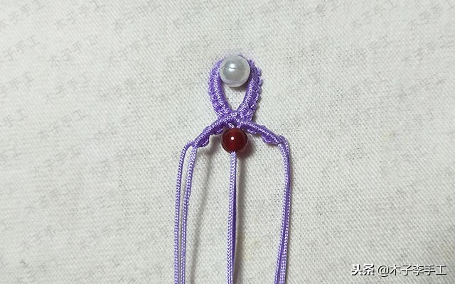 心形手链编法图解视频,手工串珠心形笔筒图解大全