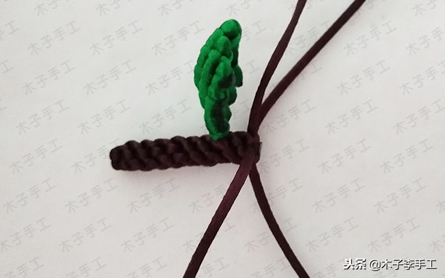 立体苹果的编织方法,小苹果的手工编法教程