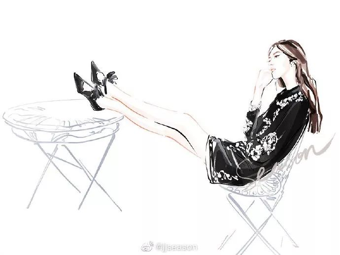 精美水墨插画,那些浪漫的水墨画插画