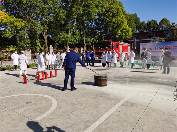 阜阳兆岐肛肠医院开展消防演练活动，筑牢医院安全防线