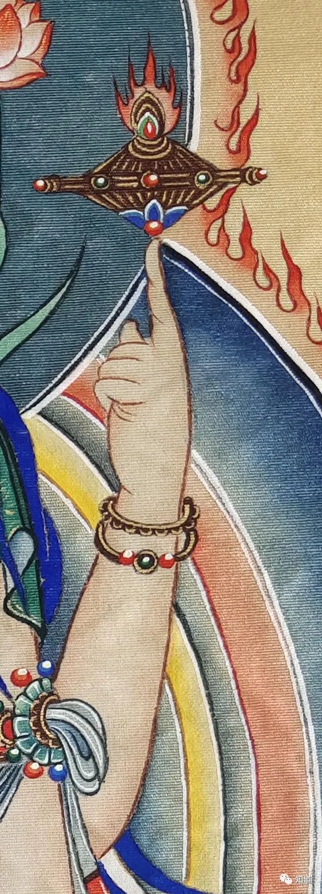 郑小语佛画作品,知道书画