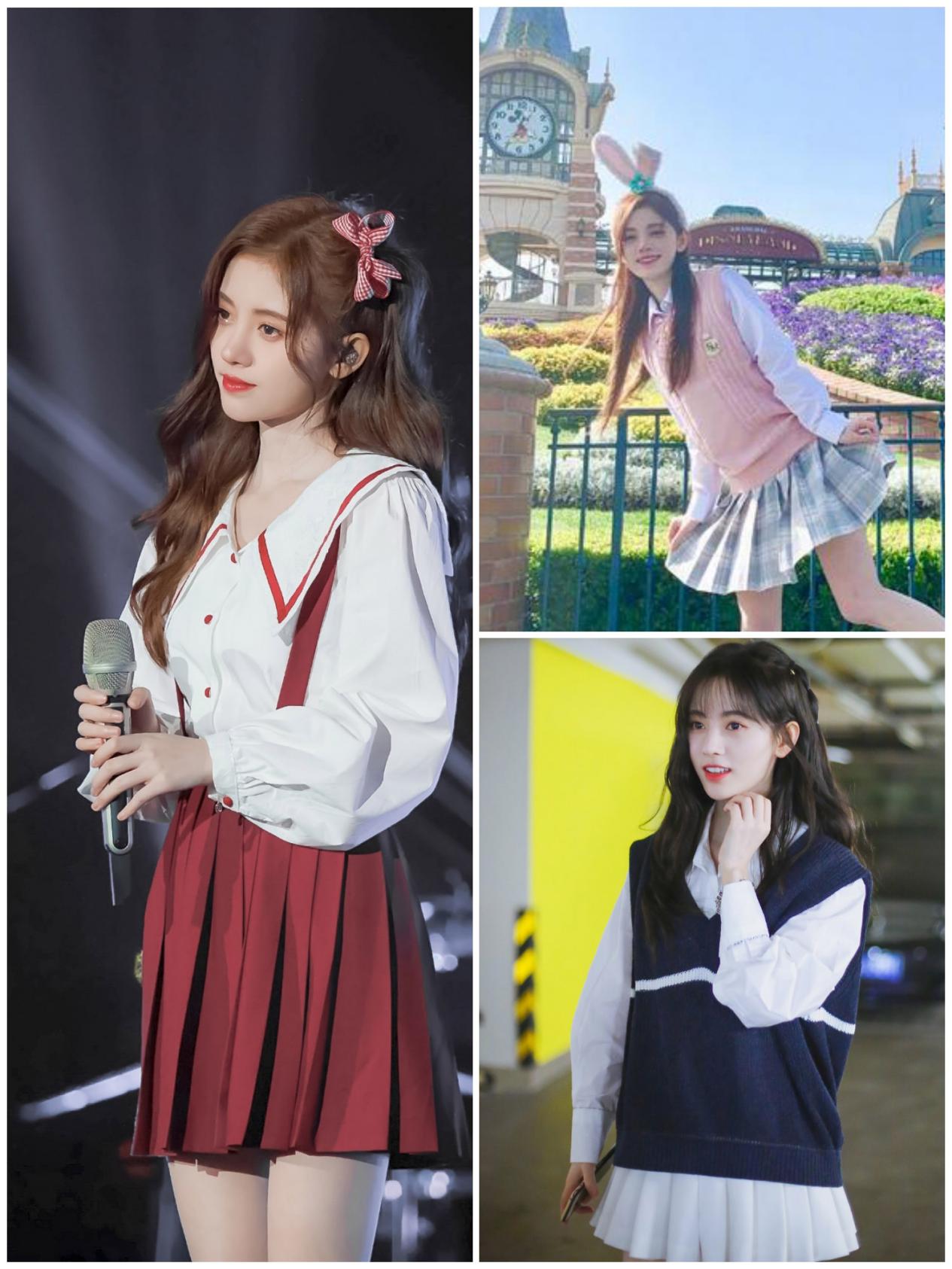 身高只有159的鞠婧祎,穿搭却能显高显瘦,小个子女生也能撑起来