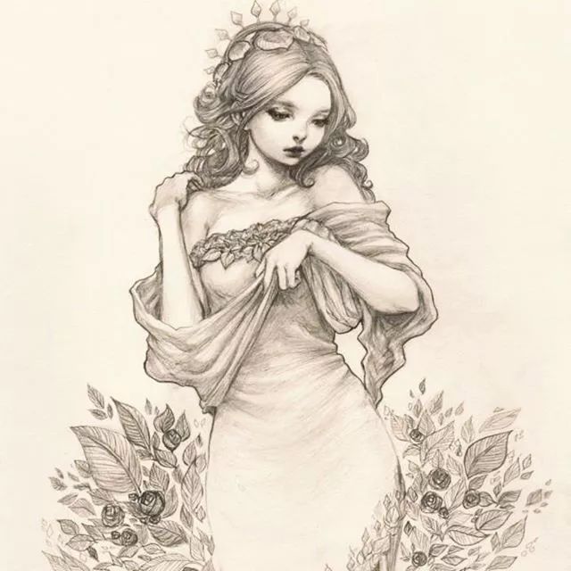 最难画最漂亮的公主,怎么画出优美的又好看的公主