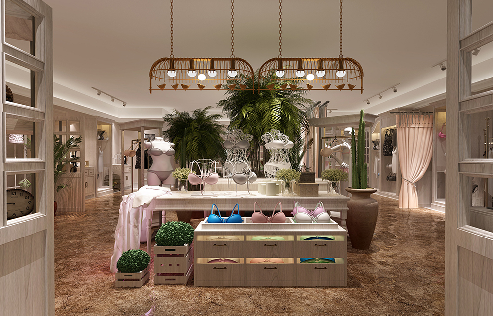 昆明内衣店装修风格大全,内衣店装修设计团队