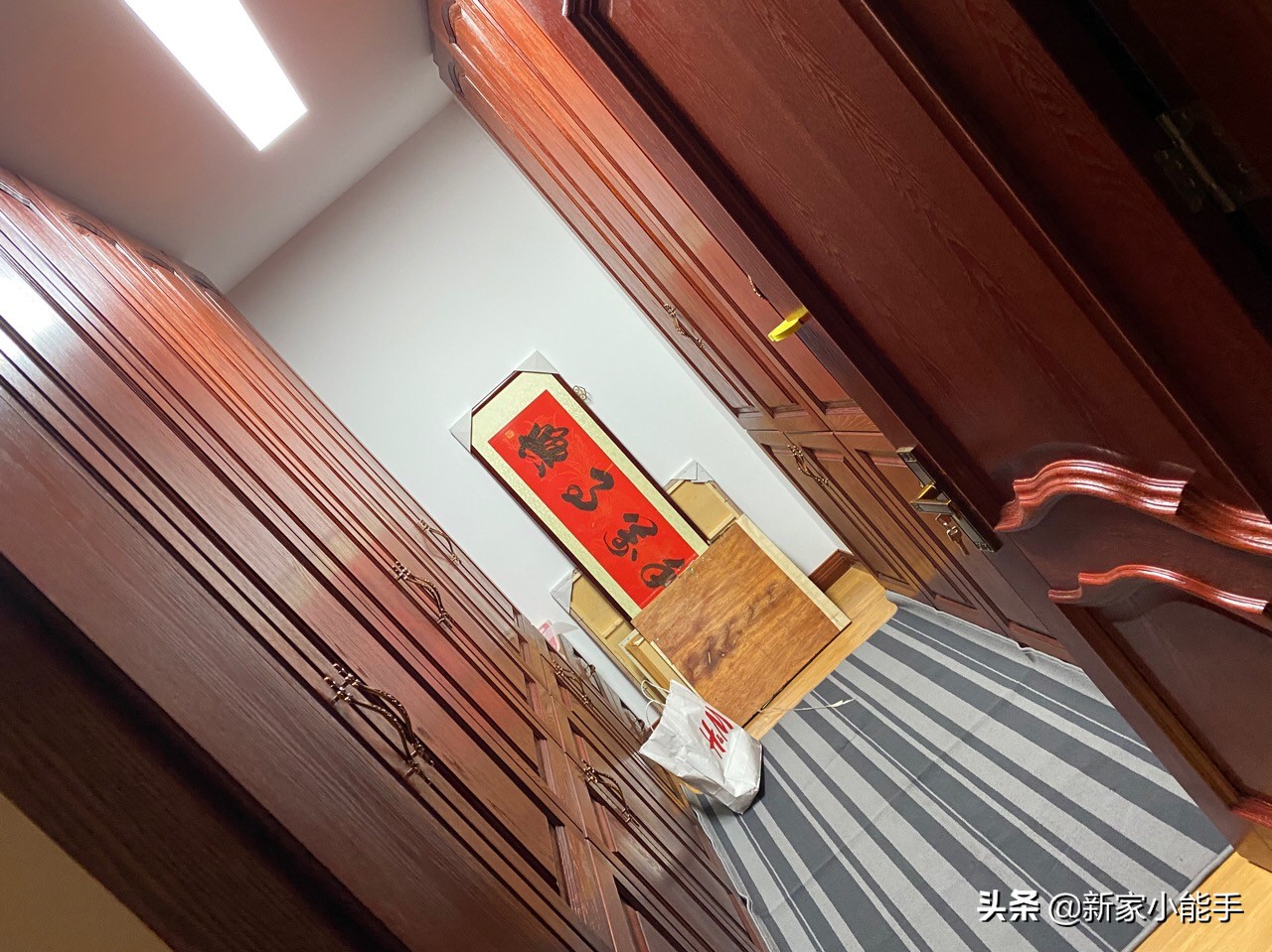 花了一年装修的新中式，效果很漂亮，一家人幸福入住特别高兴