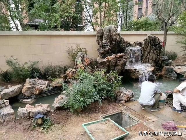 私人庭院假山设计效果图,自己动手做假山设计图