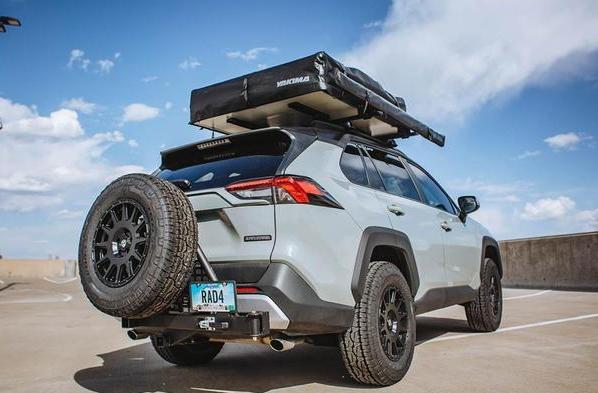 丰田rav4改装行李架,丰田rav4改装硬派越野