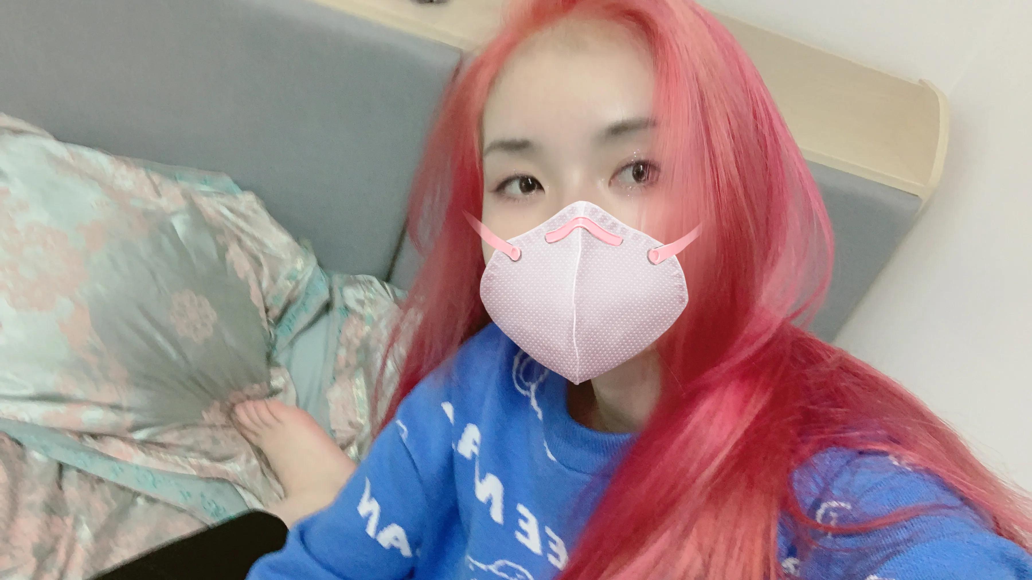 显白的漂染发色粉色,超级显白的发色泡沫