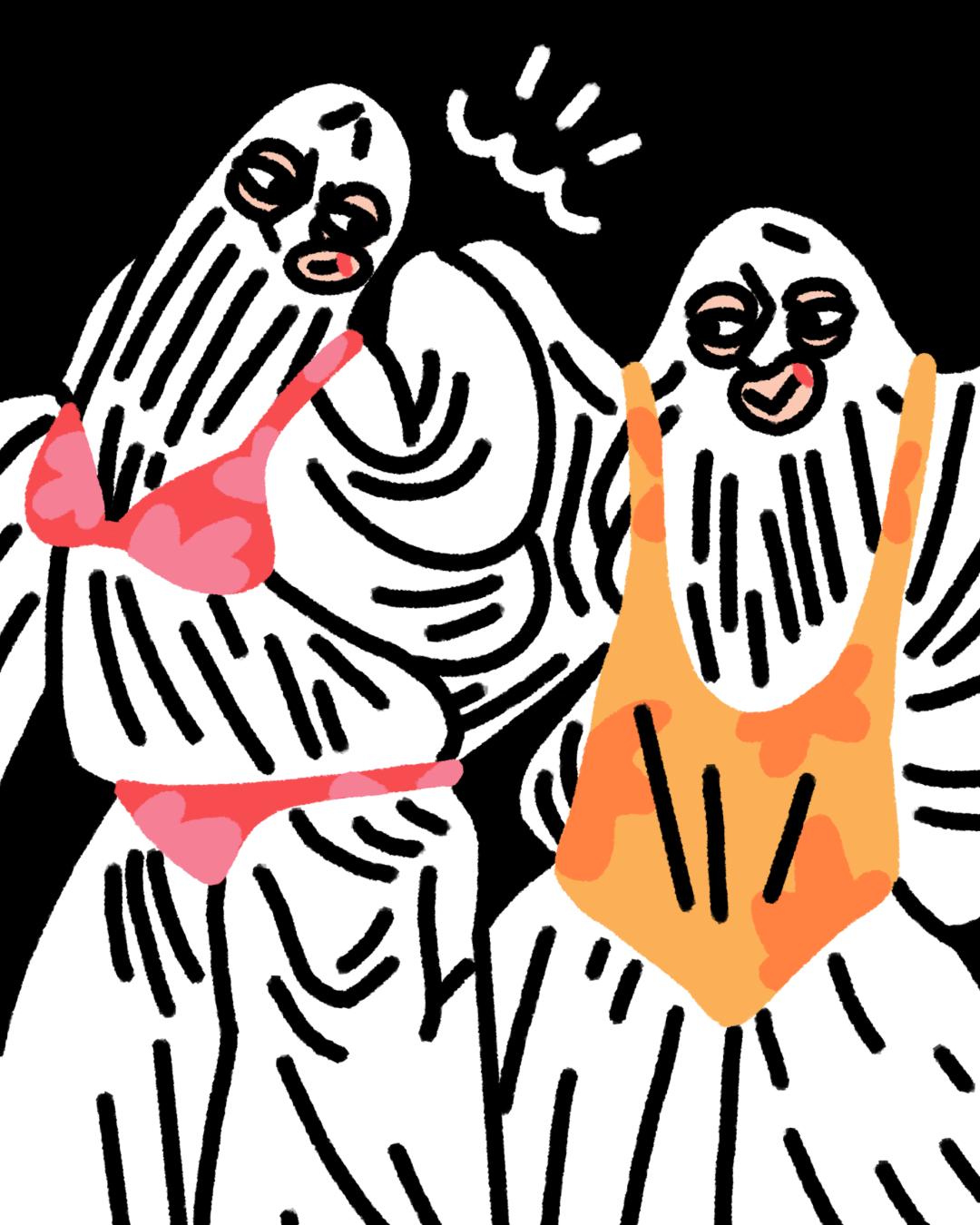 匈牙利插画师gabibaracsi,德国插画师sylvia