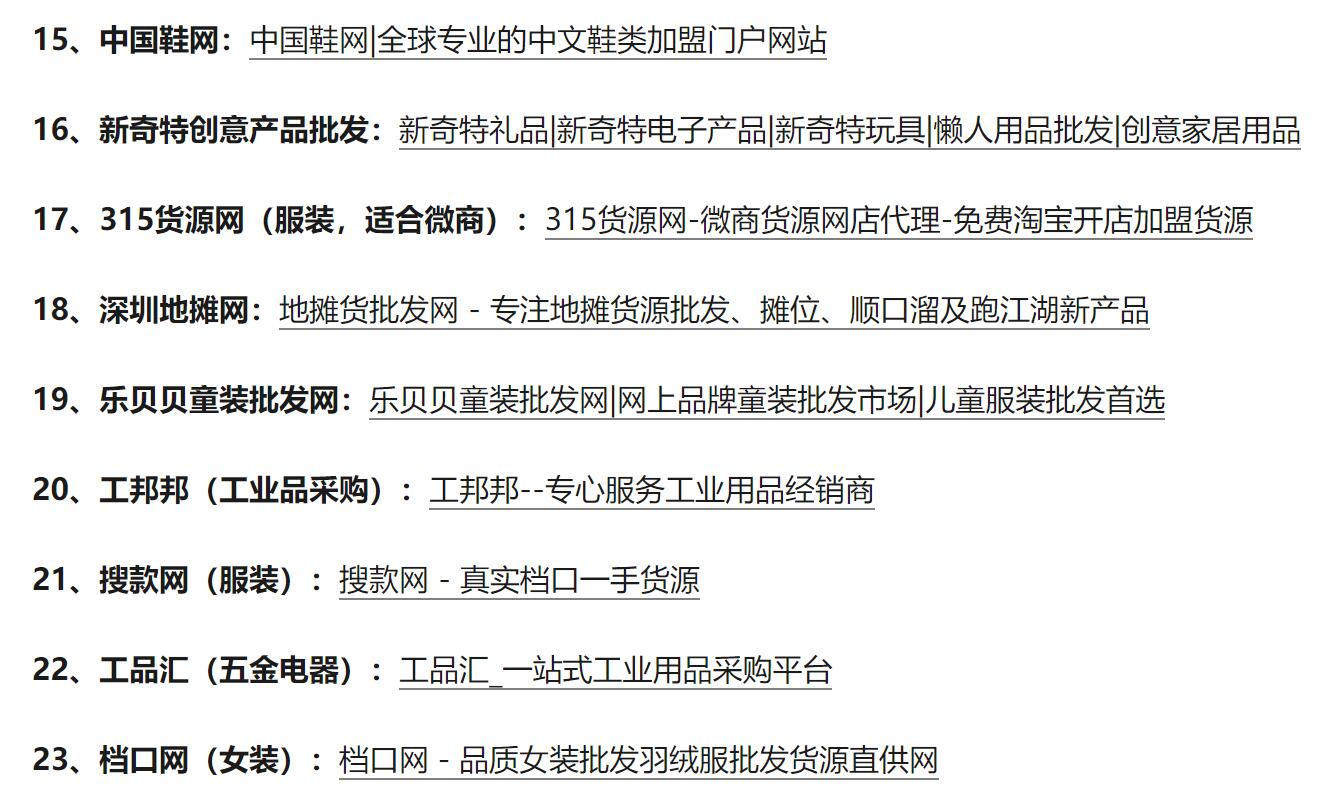 开不开店都要收藏的36个货源网站,开网店如何找货源选品技巧分享