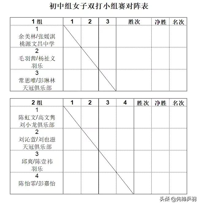 2019红双喜打球吧孩子长沙站竞赛规程