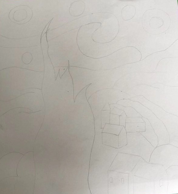 用油画棒画星空有层次感,怎么用油画棒星空画